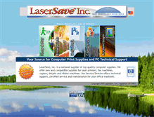 Tablet Screenshot of lasersaveinc.com